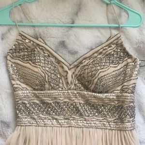 Adrianna Papell Champagne Dress